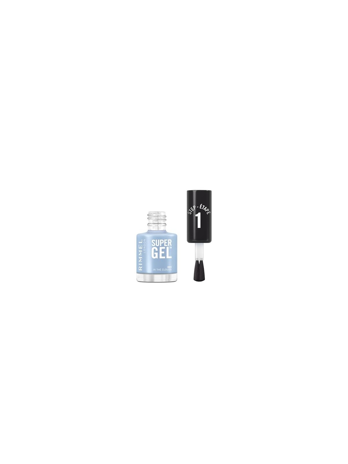 Rimmel Super Gel STEP1 Smalto semipermanente 12 ml donna 060 In The Clouds