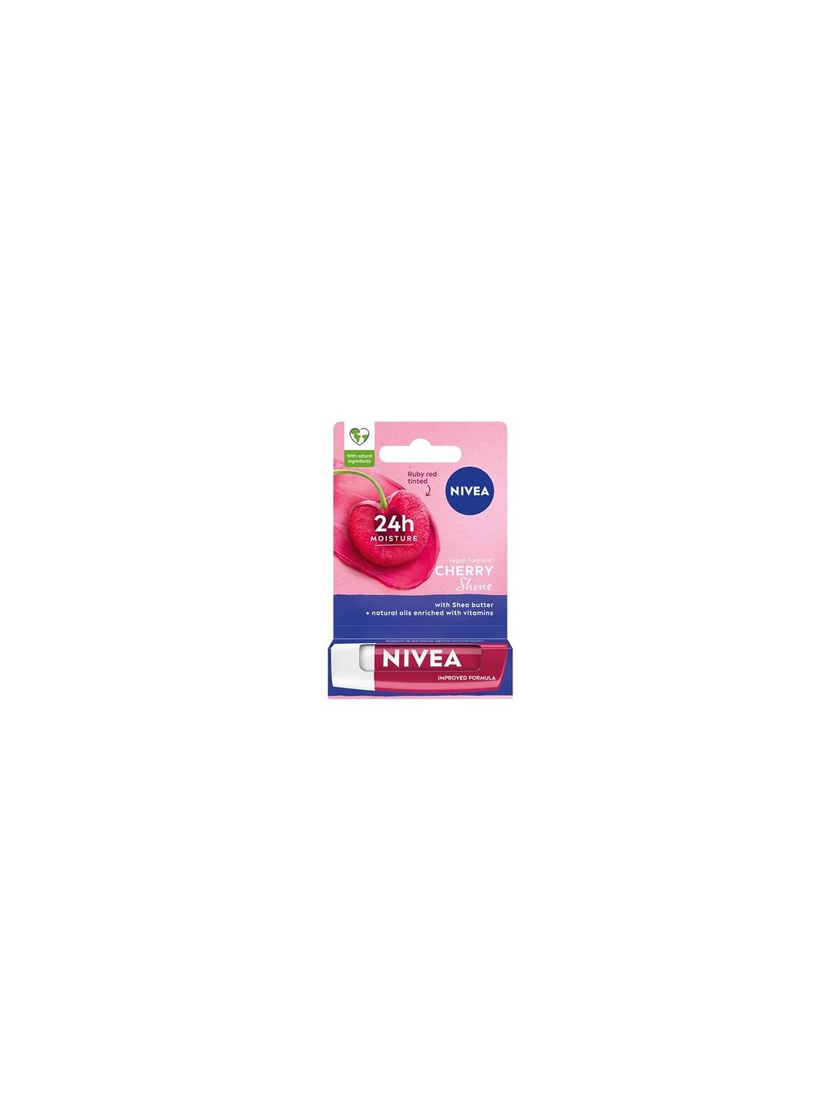 NIVEA 24H MettIn Moisture rossetto curativo Cherry Shine 55 ml