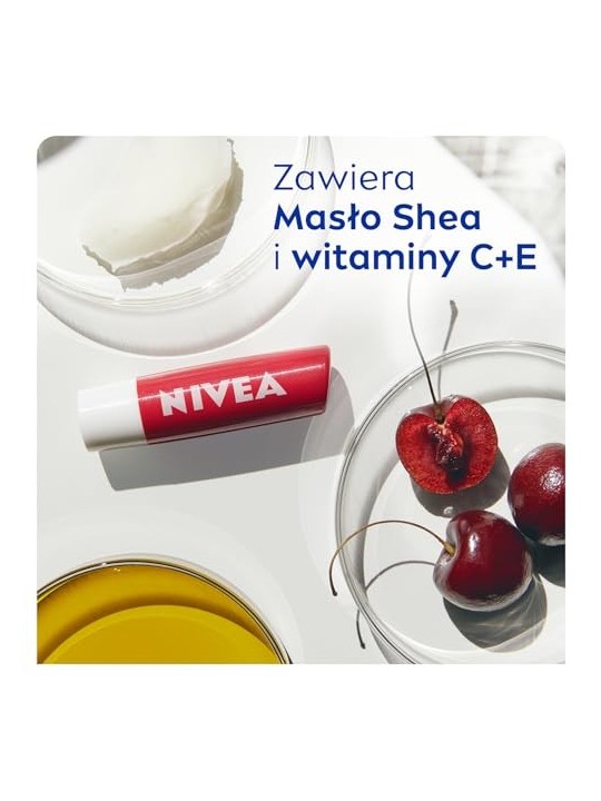 NIVEA 24H MettIn Moisture rossetto curativo Cherry Shine 55 ml