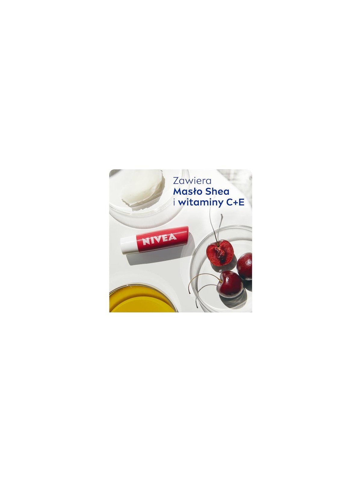 NIVEA 24H MettIn Moisture rossetto curativo Cherry Shine 55 ml