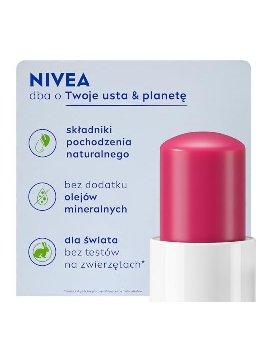 NIVEA 24H MettIn Moisture rossetto curativo Cherry Shine 55 ml
