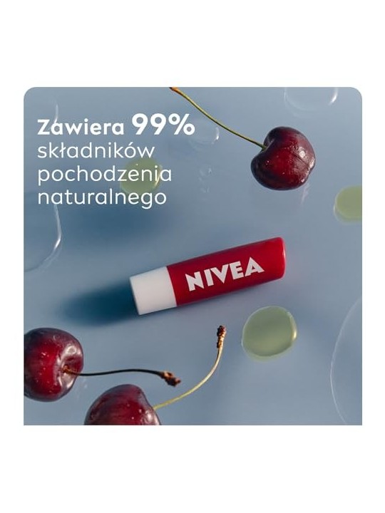 NIVEA 24H MettIn Moisture rossetto curativo Cherry Shine 55 ml