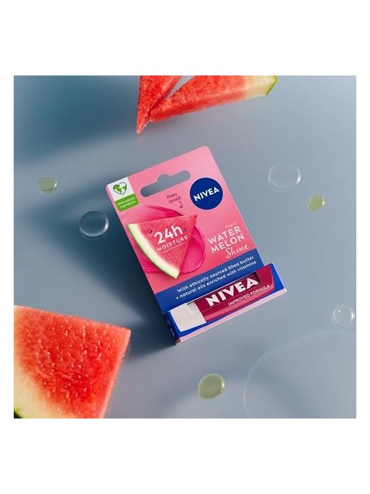 NIVEA 24H MettIn Moisture rossetto curativo Watermelon Shine 48 g