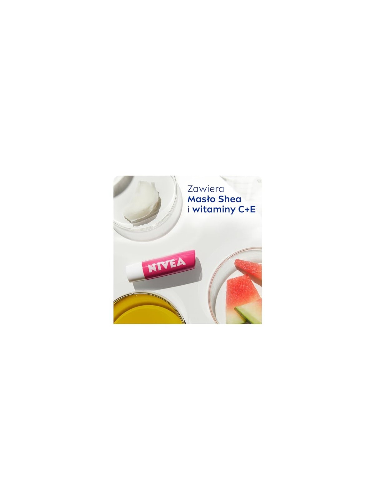 NIVEA 24H MettIn Moisture rossetto curativo Watermelon Shine 48 g