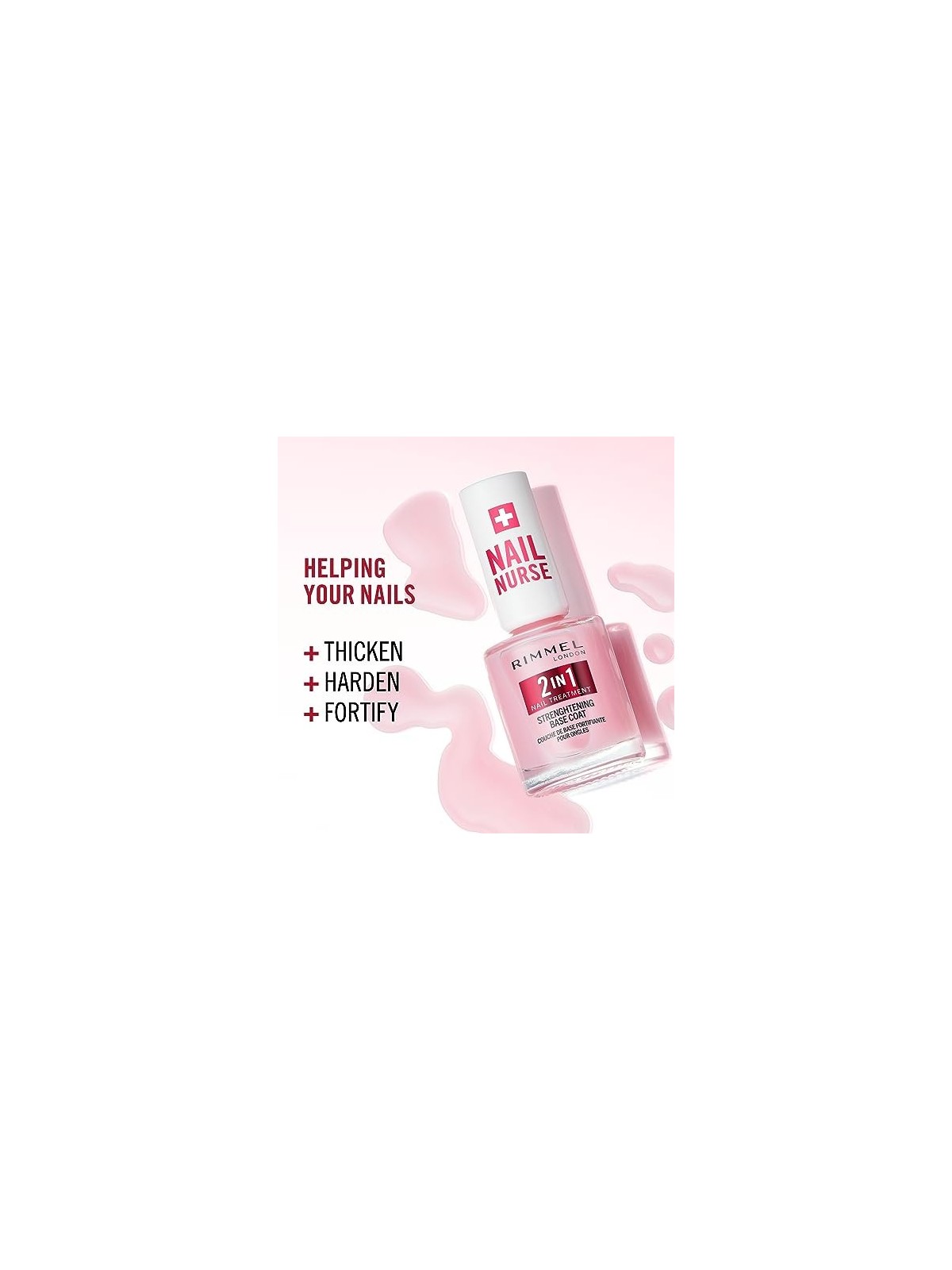 Rimmel Nail Nurse Base rinforzante 2in1 per unghie fragili