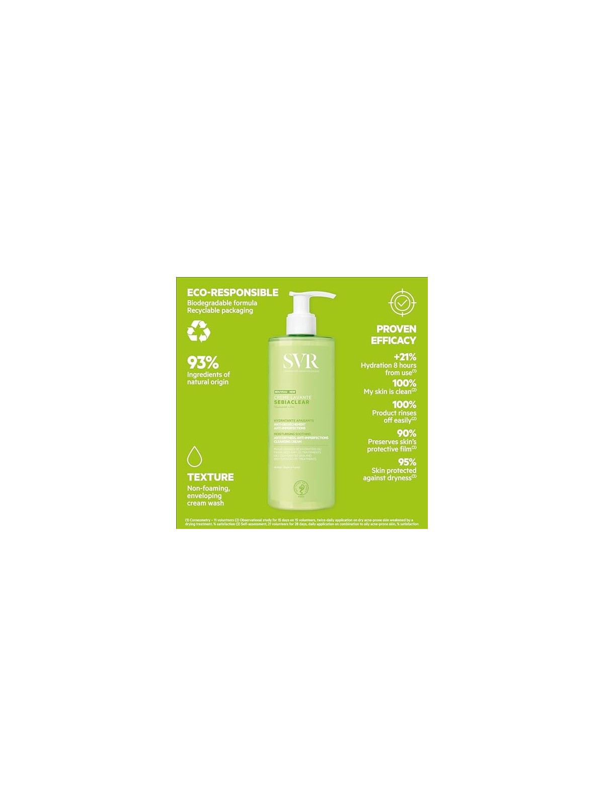 Crema detergente idratante SVR Laboratoire Sebiaclear per le imperfezioni