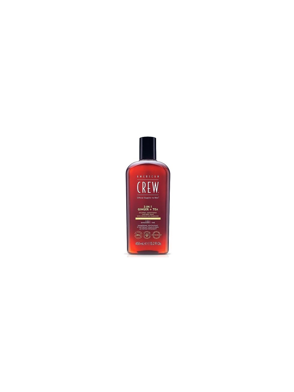 Shampoo American Crew 3 in 1 Zenzero T donna 450ml