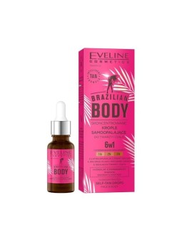 EVELINE Brazilian Body gocce autoabbronzanti concentrate per viso e corpo 18ml