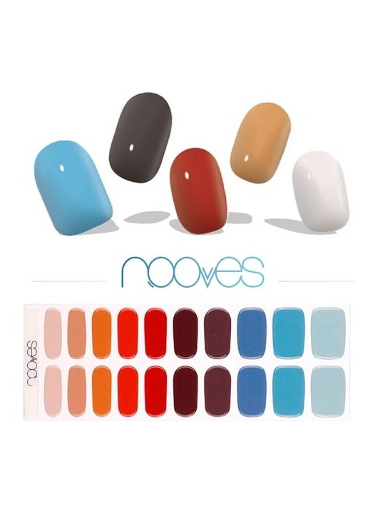 Nooves Lamine per Unghie in Gel Premium Glam Melody 20 U unisex