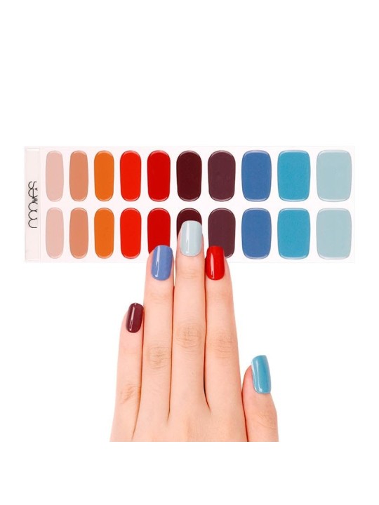Nooves Lamine per Unghie in Gel Premium Glam Melody 20 U unisex