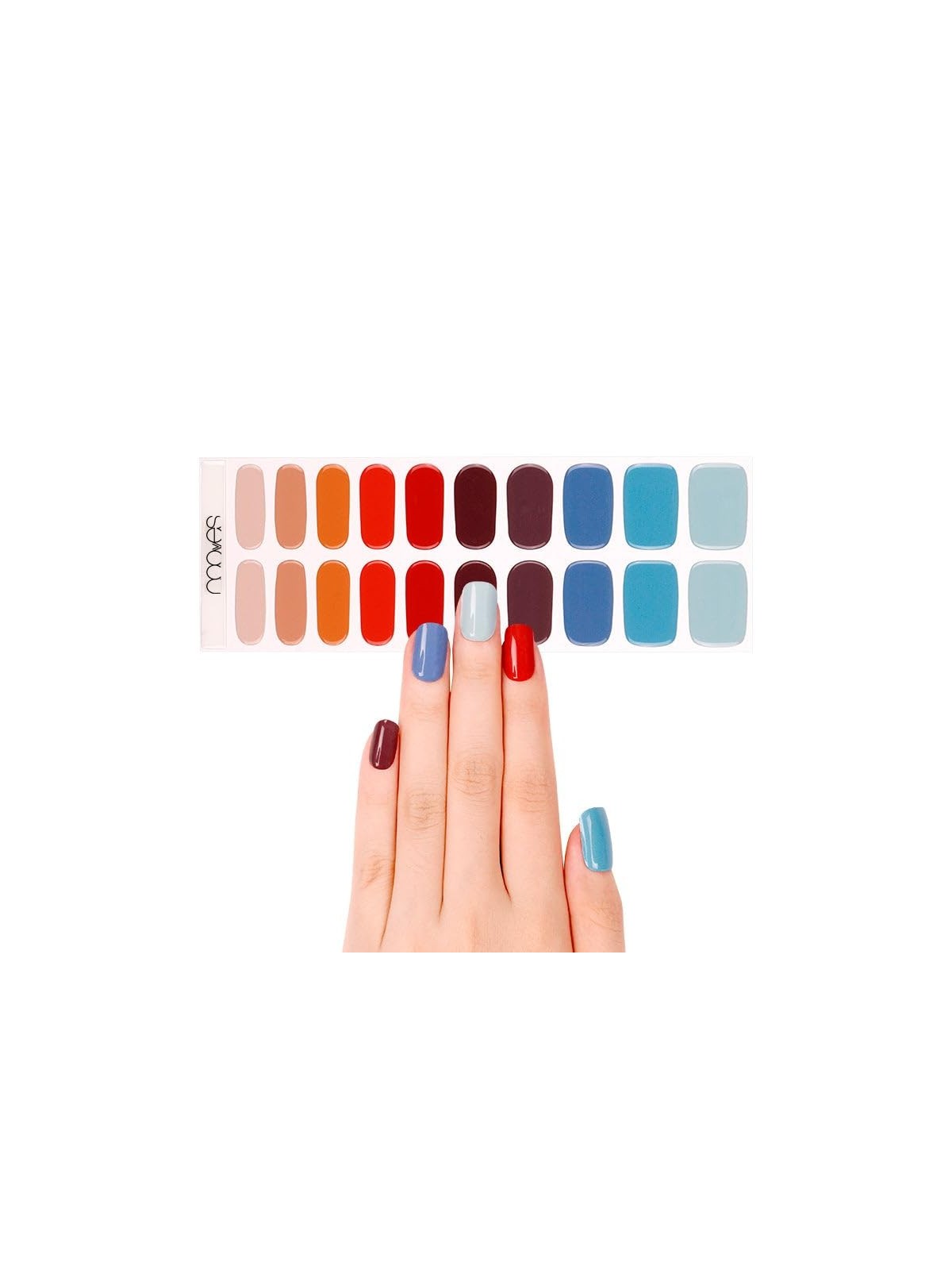 Nooves Lamine per Unghie in Gel Premium Glam Melody 20 U unisex