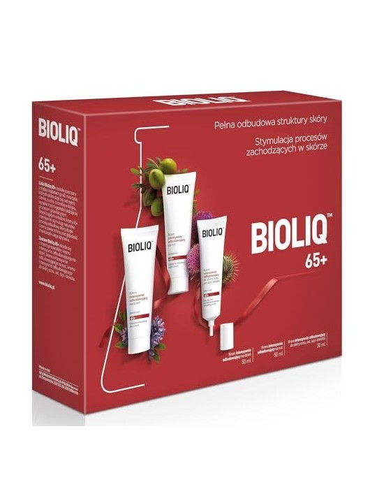 BIOLIQ SET 65 Crema giorno 50ml  Crema notte 50ml  Crema occhi, labbra, collo e dï¿½ï¿½colletï¿½ï¿½ 30ml