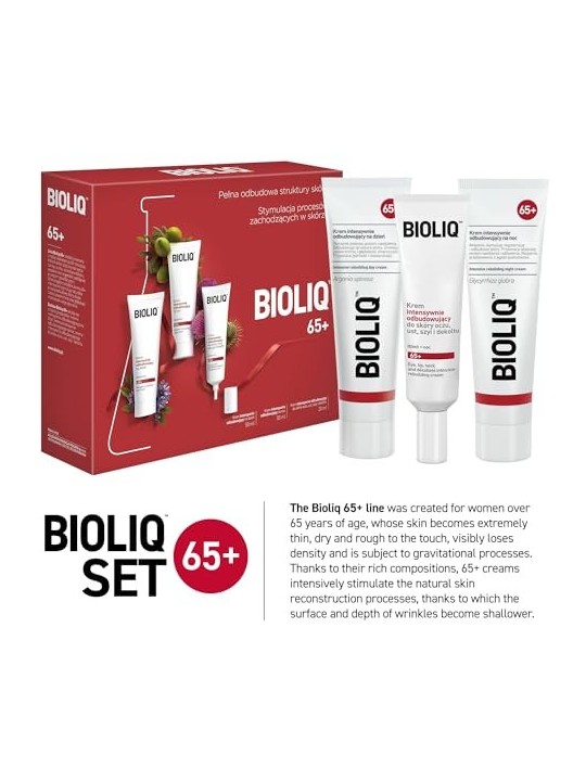 BIOLIQ SET 65 Crema giorno 50ml  Crema notte 50ml  Crema occhi, labbra, collo e dï¿½ï¿½colletï¿½ï¿½ 30ml