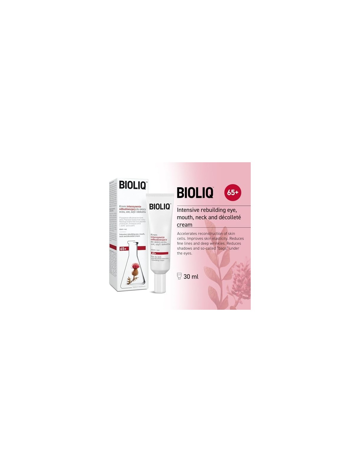 BIOLIQ SET 65 Crema giorno 50ml  Crema notte 50ml  Crema occhi, labbra, collo e dï¿½ï¿½colletï¿½ï¿½ 30ml