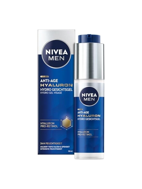 Gel viso antirughe NIVEA Men Hyaluron 50ml