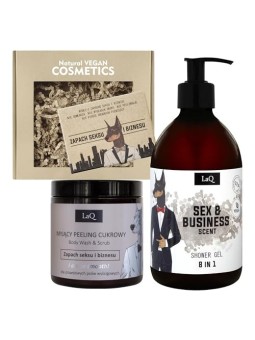 SET Doberman Shower Gel 500ml  Face Soap 85ml  Body Scrub 200ml