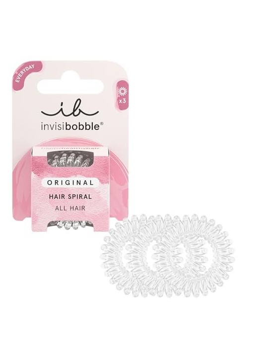 Invisibobble Original Crystal Clear Fascia per capelli 3 pz donna