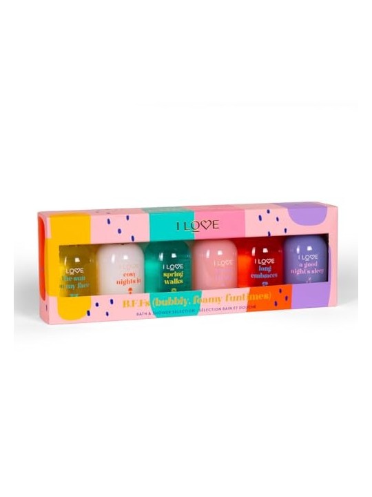 I LOVE SET BFFs Bath & Shower Selection 6x100ml