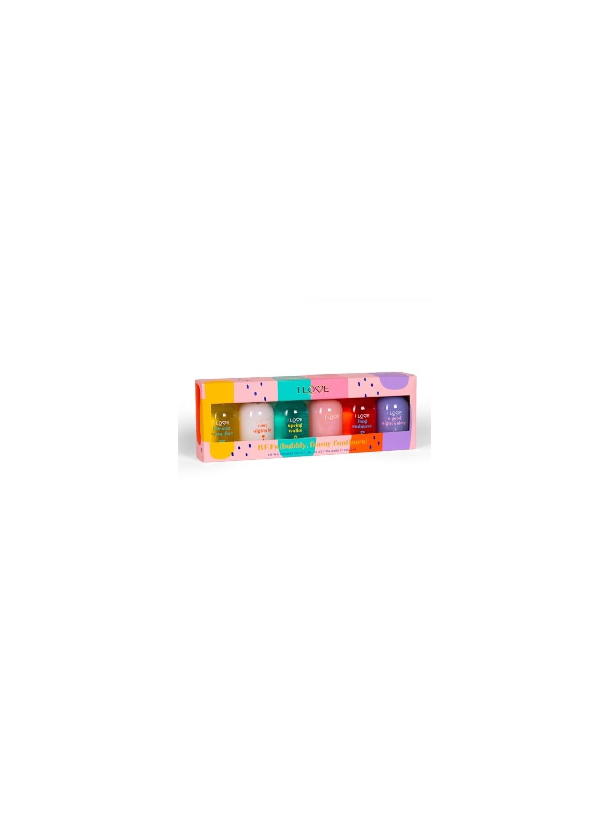 I LOVE SET BFFs Bath & Shower Selection 6x100ml