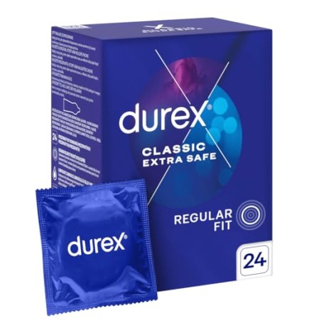 DUREX Preservativi rinforzati extra sicuri piï¿½ï¿½ spessi 24 pz