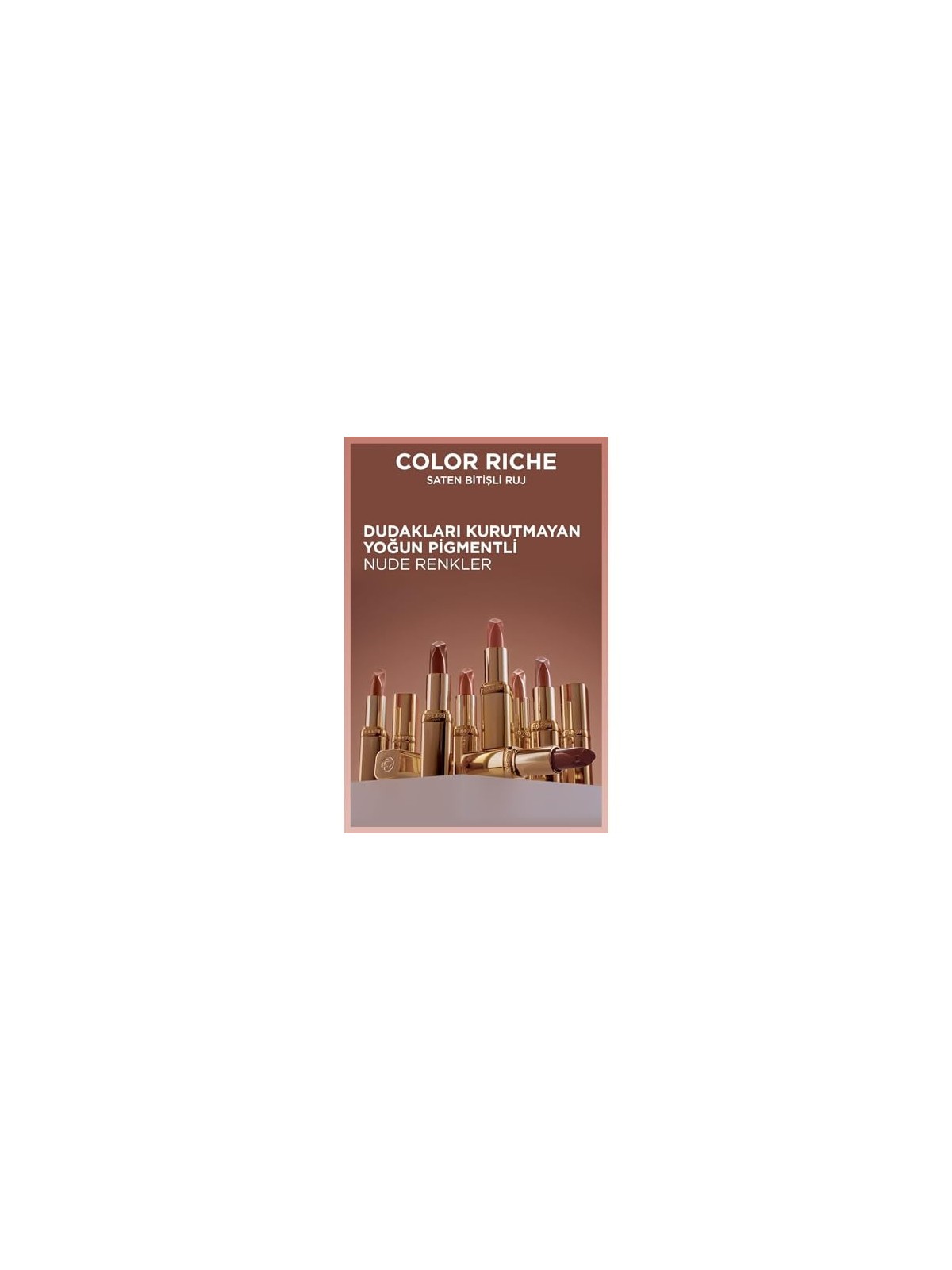 L'Orï¿½ï¿½al Color Riche Free the Nudes Rossetto cremoso idratante 505 Nu Resilient