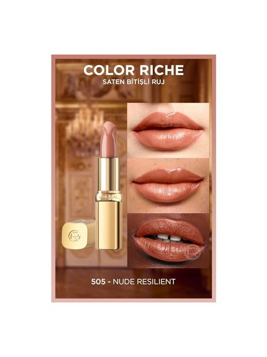 L'Orï¿½ï¿½al Color Riche Free the Nudes Rossetto cremoso idratante 520 Nu Defiant
