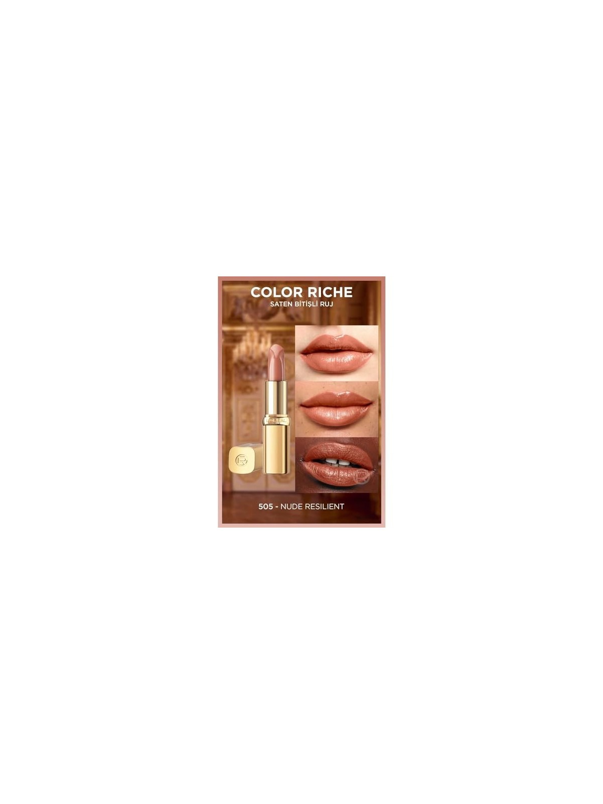 L'Orï¿½ï¿½al Color Riche Free the Nudes Rossetto cremoso idratante 520 Nu Defiant