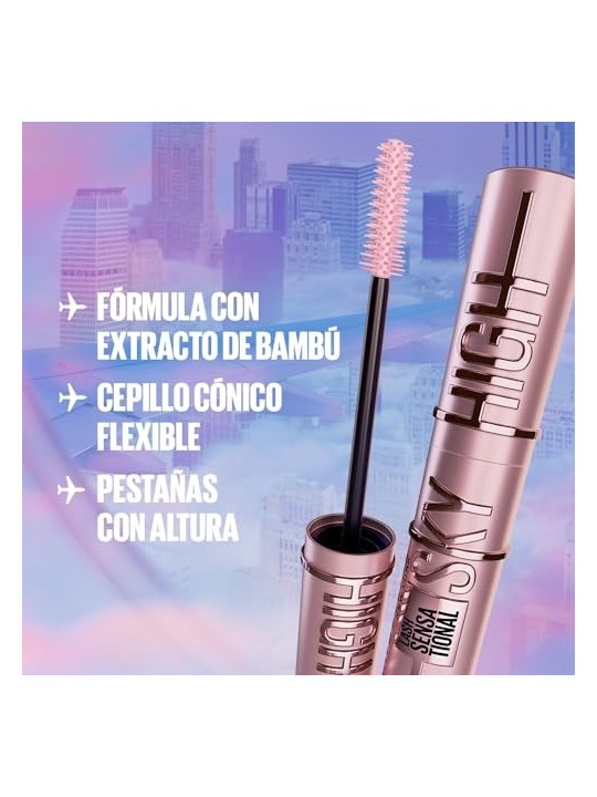 Mascara Maybelline Lash Sensational Sky High Holiday 72 ml donna Pink Air