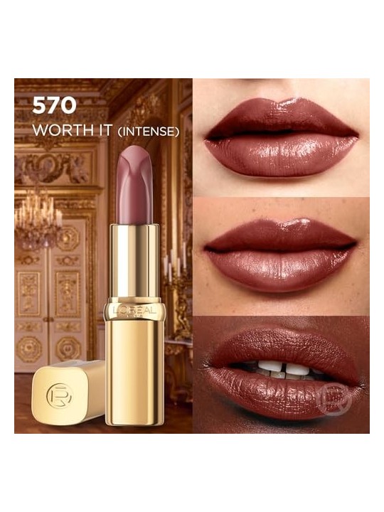 L'Orï¿½ï¿½al Color Riche Free the Nudes Rossetto cremoso idratante 570 Worth It Intense
