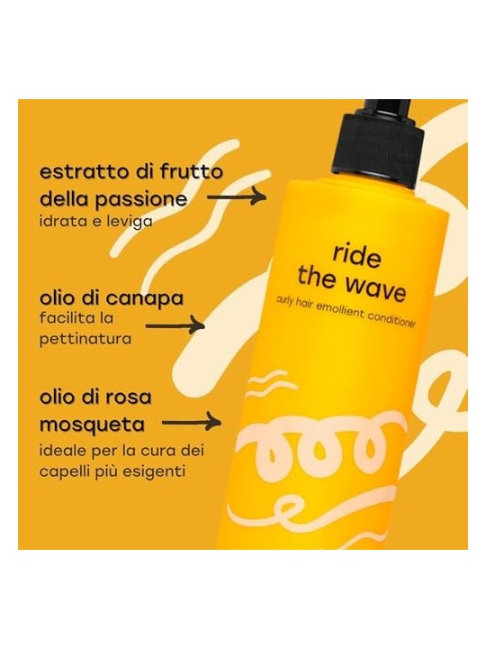 TWISTY Ride The Wave balsamo emolliente per capelli ricci 280ml