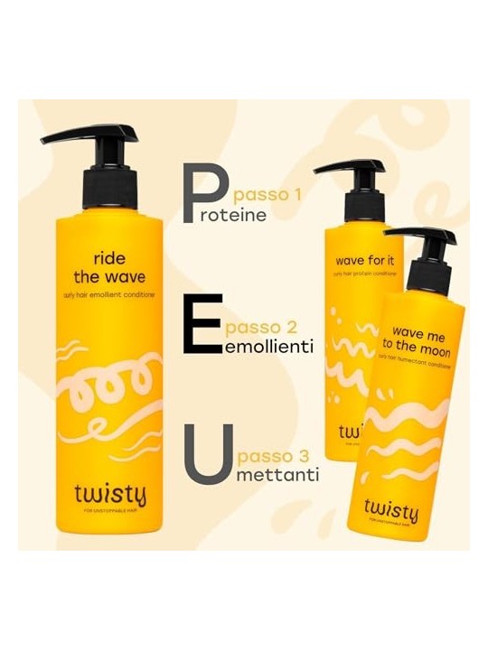 TWISTY Ride The Wave balsamo emolliente per capelli ricci 280ml