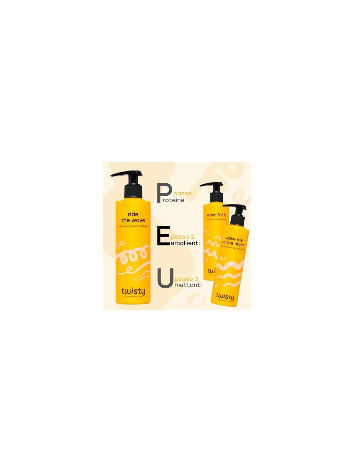 TWISTY Ride The Wave balsamo emolliente per capelli ricci 280ml