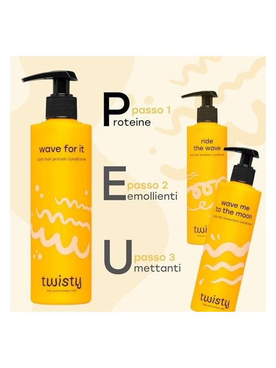 TWISTY Wave For It balsamo proteico per capelli ricci 280ml