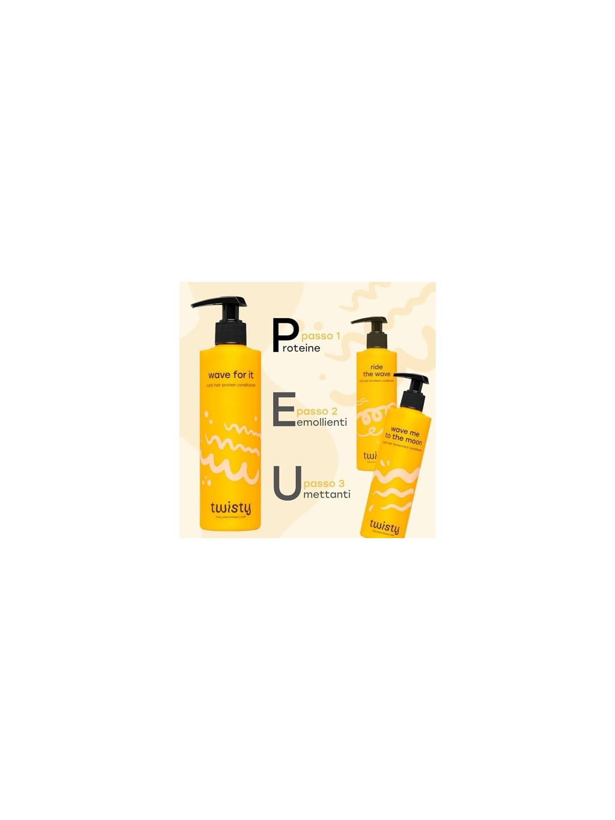 TWISTY Wave For It balsamo proteico per capelli ricci 280ml