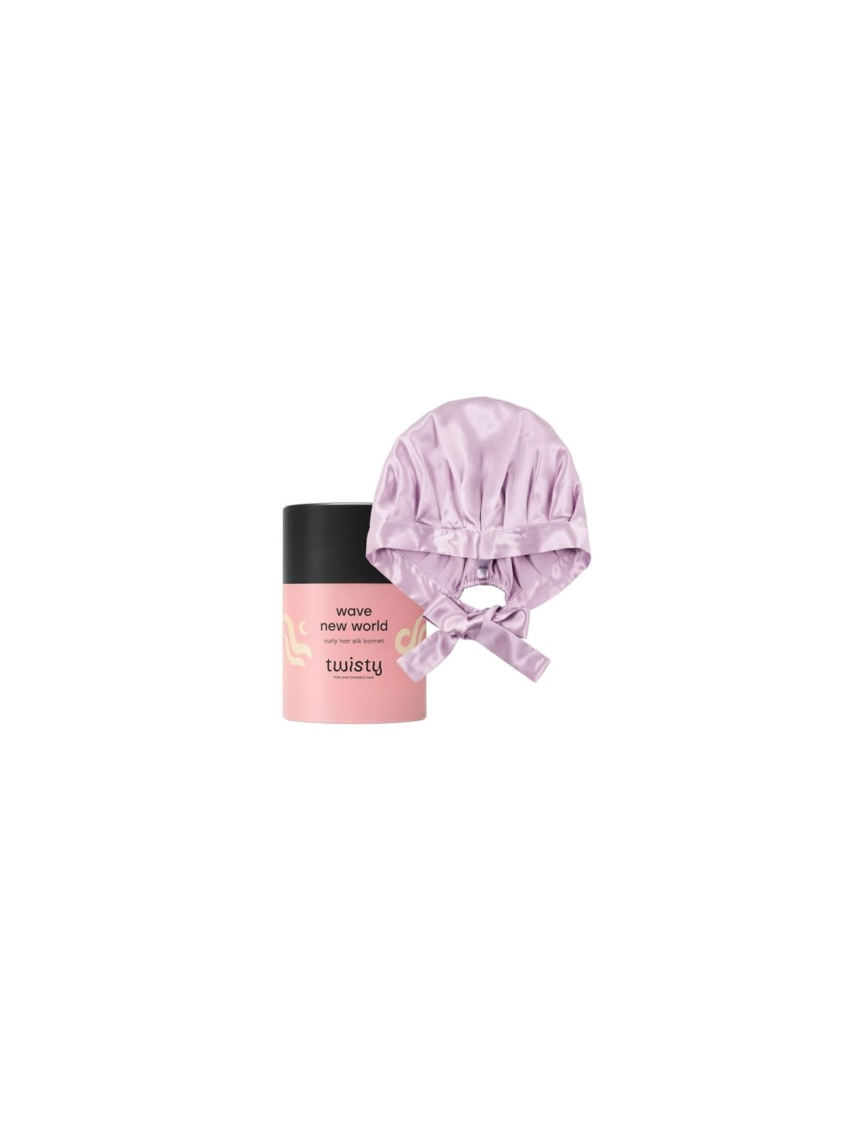TWISTY Wave New World cuffia in seta per capelli ricci Multi