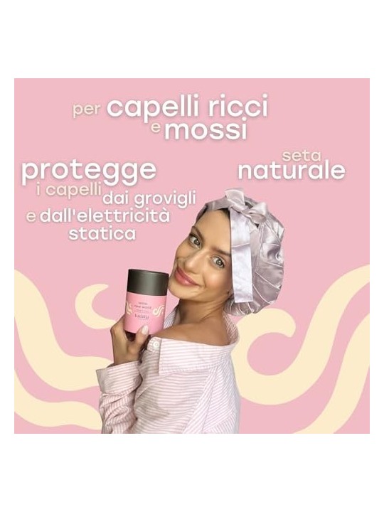 TWISTY Wave New World cuffia in seta per capelli ricci Multi