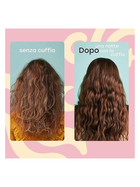 TWISTY Wave New World cuffia in seta per capelli ricci Multi