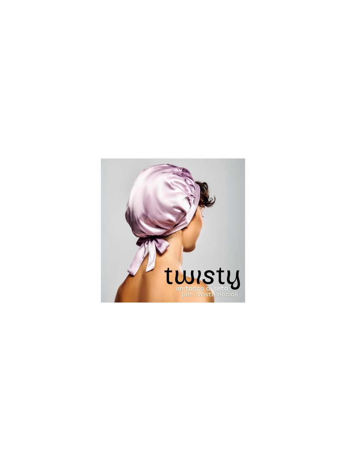 TWISTY Wave New World cuffia in seta per capelli ricci Multi