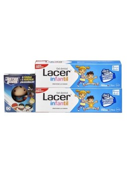 Lacer Bambini Strawberry Tooth Gel Duo Gift 2 x 75ml 2 Unit Unisex
