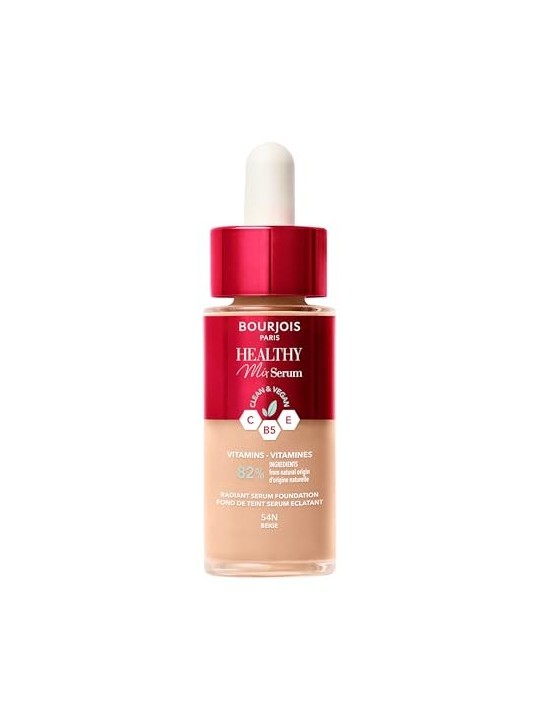 Bourjois Fondotinta Healthy Mix Clean Vegan Serum 30 ml donna 54N Beige