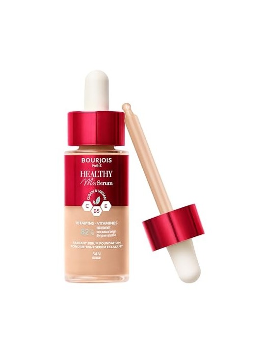Bourjois Fondotinta Healthy Mix Clean Vegan Serum 30 ml donna 54N Beige