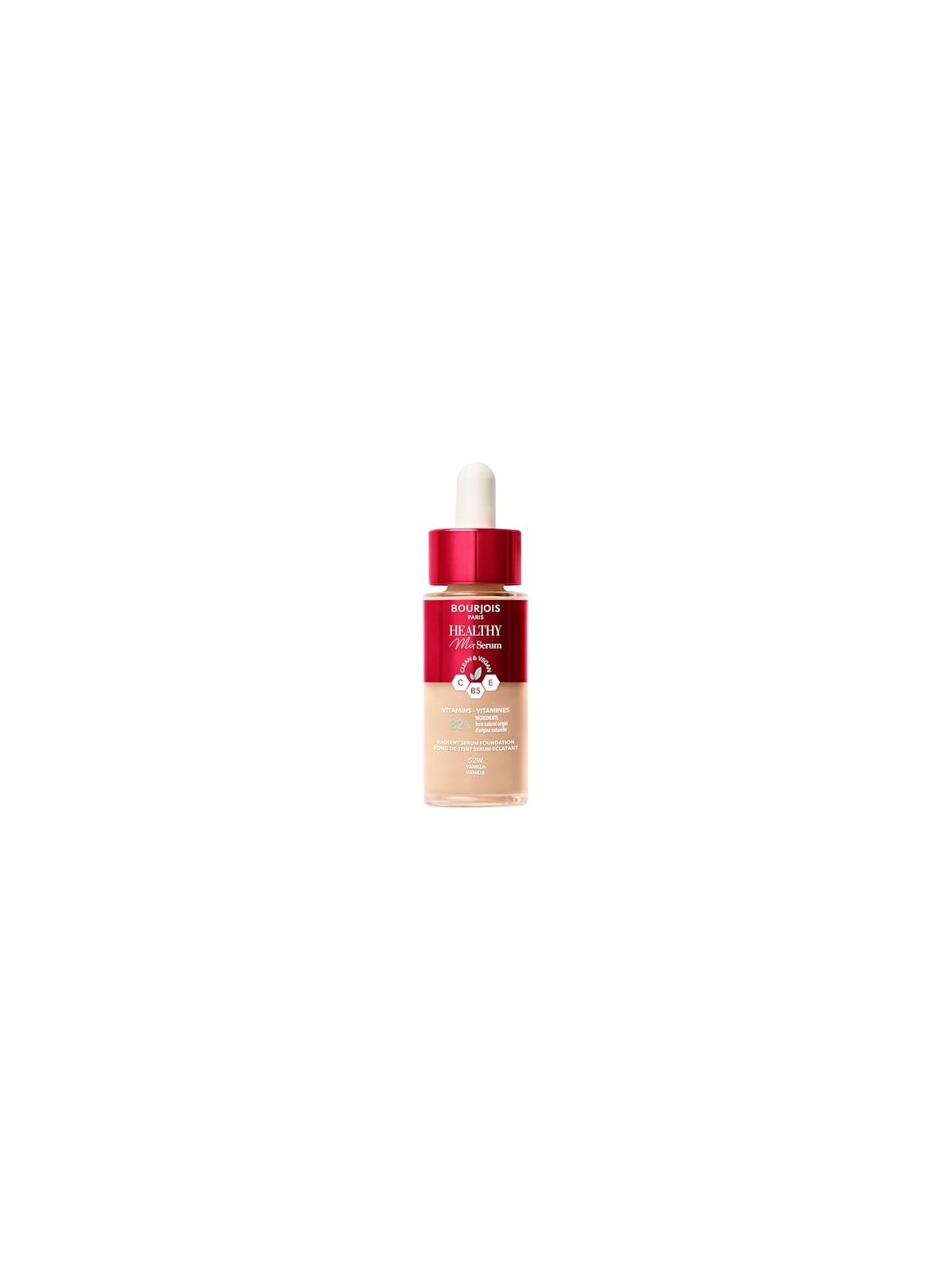 Fondotinta Bourjois Healthy Mix Clean Vegan Serum 30 ml 52W Vanilla