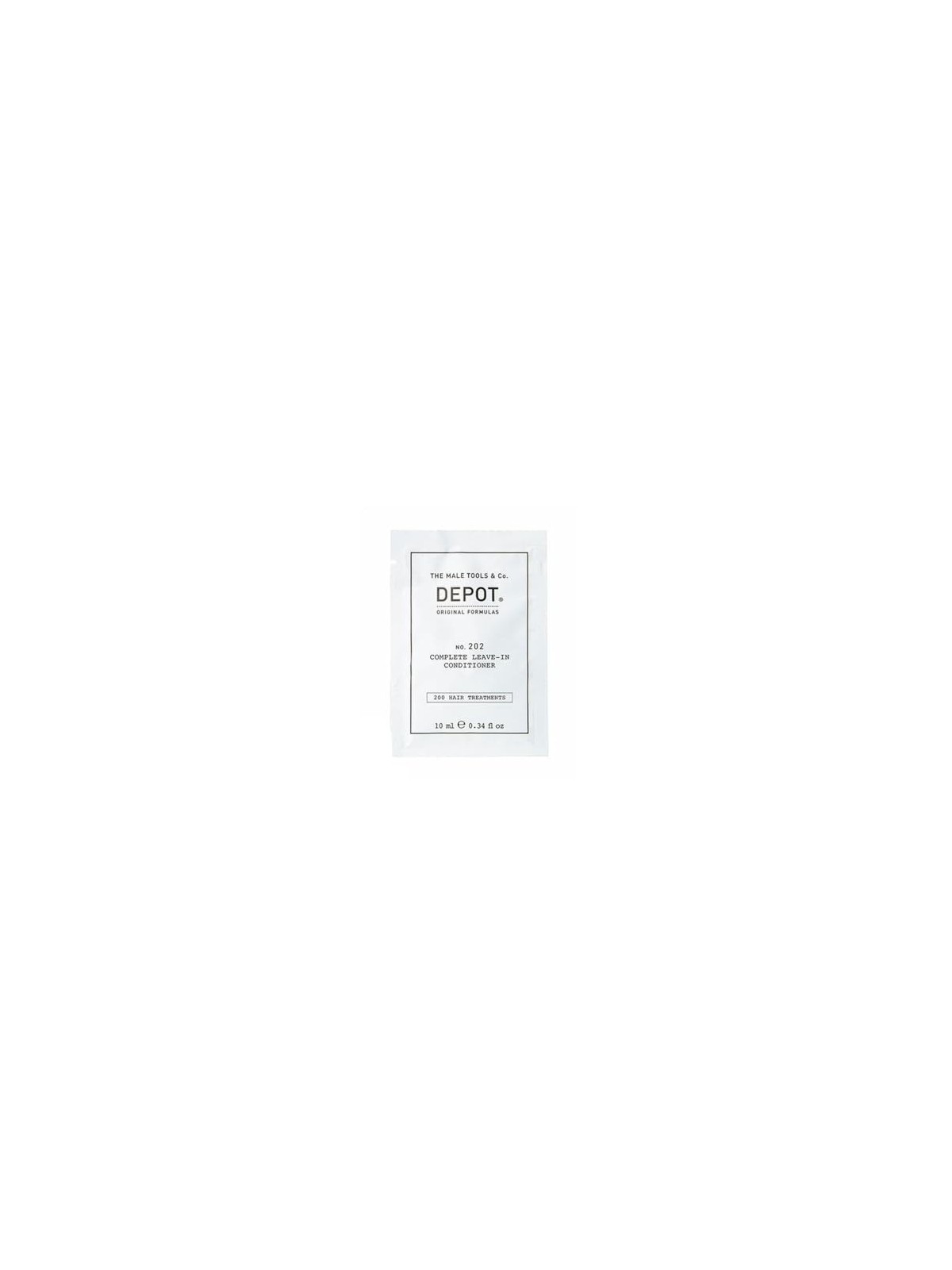 Depot HAIR TREATMENTS Nï¿½ï¿½202 complete leave-In conditioner 10ml uomo