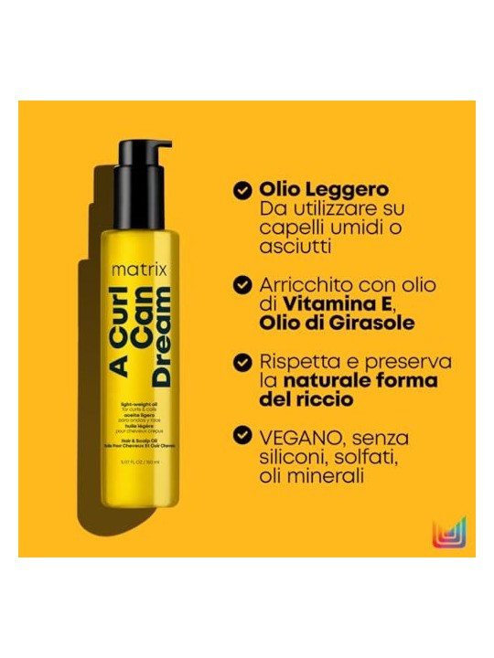 Olio per capelli Matrix Un riccio puï¿½ï¿½ sognare donna 131ml