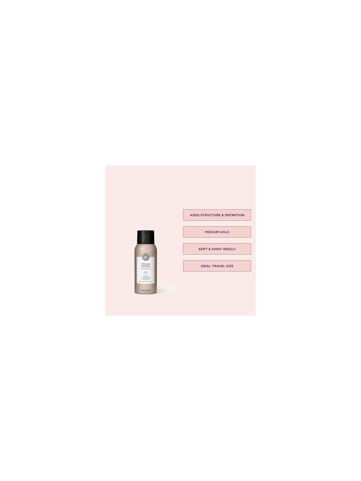 Schiuma modellante per volume dei capelli Maria Nila Style & Finish 100ml