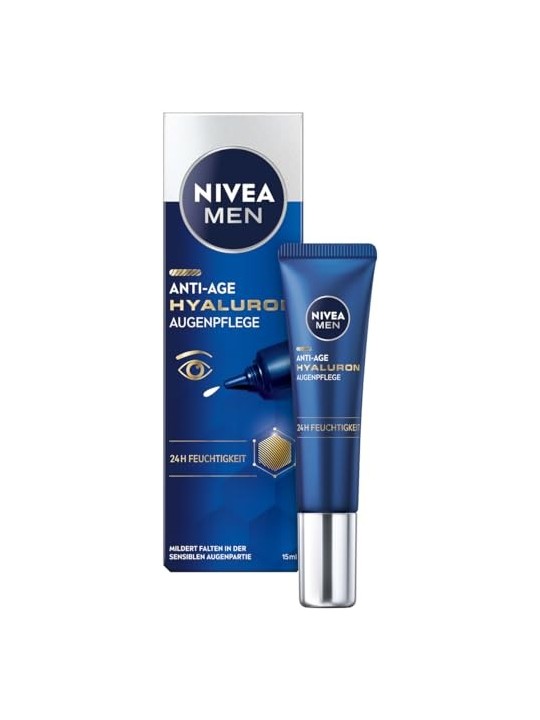 Nivea Crema contorno occhi anti-etï¿½ï¿½ con acido ialuronico per uomo 15ml