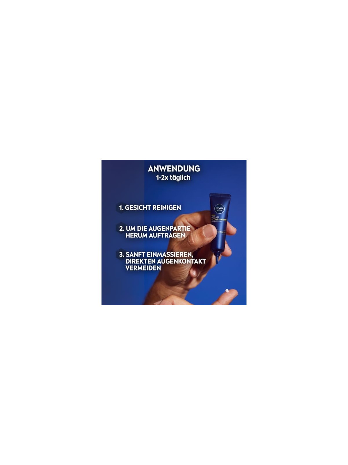 Nivea Crema contorno occhi anti-etï¿½ï¿½ con acido ialuronico per uomo 15ml