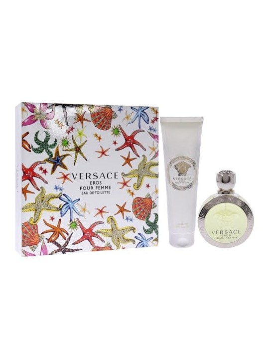 Versace Eros Pour Femme Set regalo eau de toilette 100 ml lozione corpo 150 ml