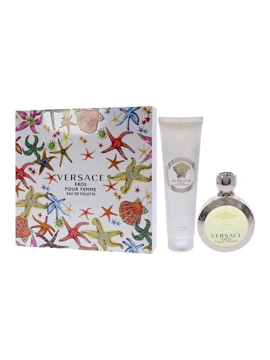 Versace Eros Pour Femme Set regalo eau de toilette 100 ml lozione corpo 150 ml