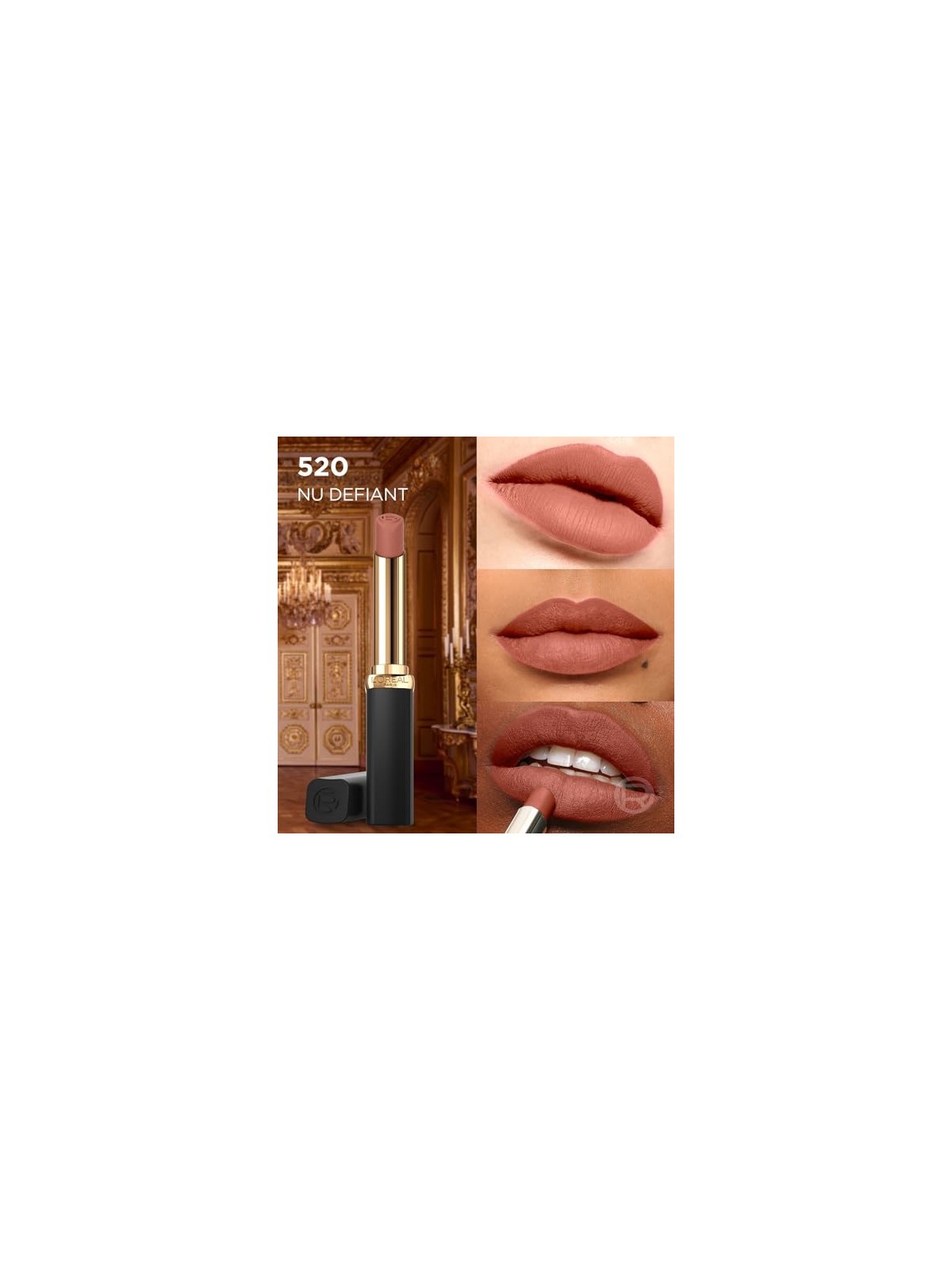 Rossetto opaco L'Orï¿½ï¿½al Color Riche Volume Intenso 520 Le Nude Defiant